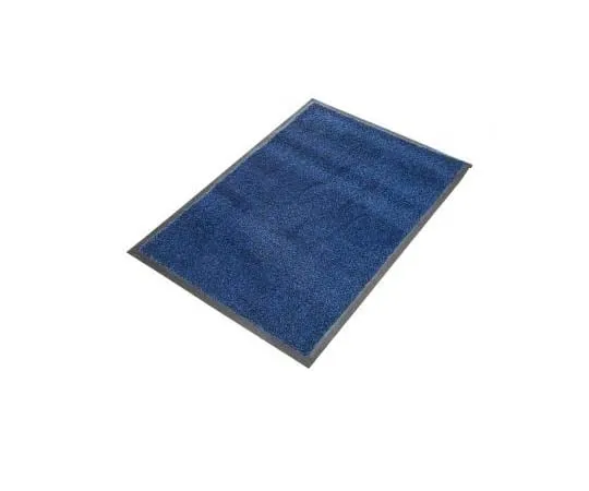 63-7762-80　COBA COBAwash Anti-Slip, Door Mat, Carpet, Indoor Use, Black/Blue, 600mm 850mm 9mm　LM010201