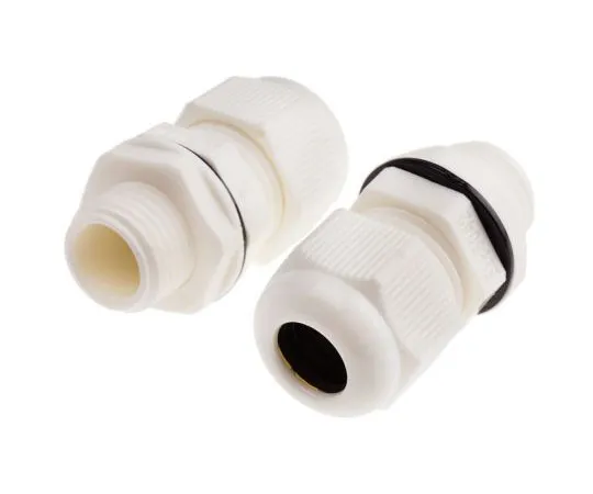 63-8029-14　RS M16 Cable Gland With Locknut, Nylon, IP68　822-9767