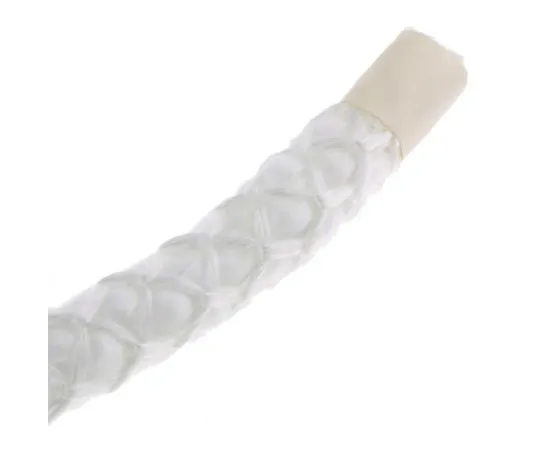 63-7965-64　Flame Retardant Glass Fibre Silver, Glass Fibre Yarn Thermal Insulating Rope, 5m x 20mm　775-7807
