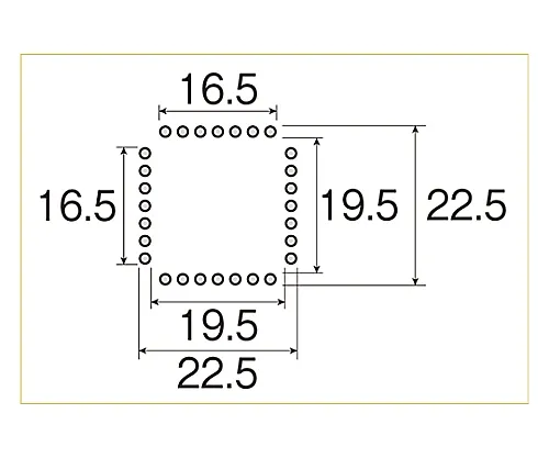 61-0484-43　［Discontinued］Replacement Nozzle HS-615, for Hot Air SMD Removing Machine　HS-615