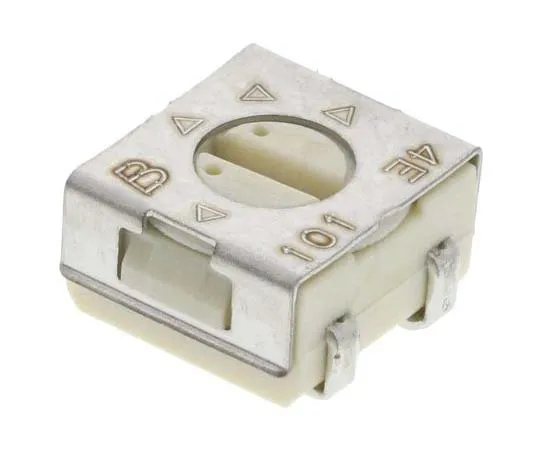 63-7789-24　100Ω SMD Trimmer Potentiometer 0.25W Top Adjust Bourns 3314 Series　3314J-1-101E