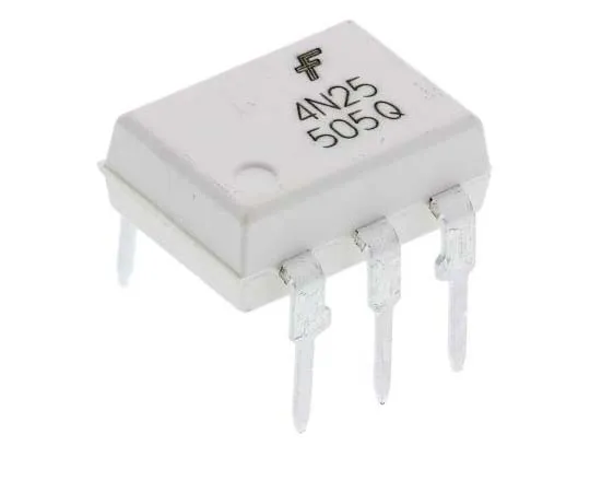 63-7781-32　ON Semiconductor, 4N25M DC Input Transistor Output Optocoupler, Through Hole, 6-Pin DIP-W　4N25M