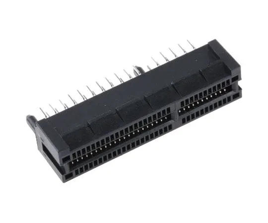 63-7953-01　Samtec PCIE Series, FemalePCBEdge Connector, Through Hole Mount, 64 Way, 2 Row, 1mm Pitch, 2.5A　PCIE-064-02-F-D-TH