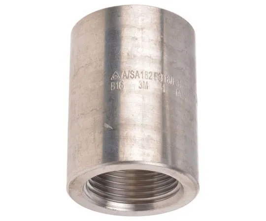 63-8031-45　RS PRO Stainless Steel Circular Straight Coupler 1in Rc(T) Female x 1in Rc(T) Female 2.36in　826-7006