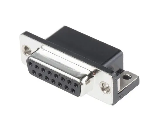 63-7980-44　MH Connectors MHDD Series, 15 Way Right Angle PCB D-sub Connector Socket, 2.77mm Pitch　MHDD15-F-T-B-S-R