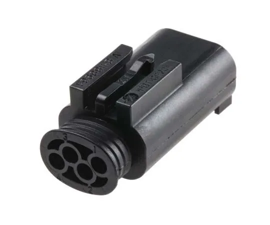 63-7752-41　TE Connectivity Micro Quadlock System Series, 2 Row 4 Way Cable Mount Plug Housing　1-967584-3