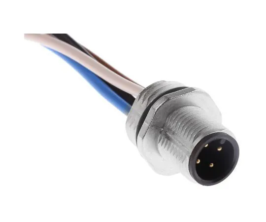 63-8009-21　Binder 713, 763 Series M12 Cable Mount Connector, 4 contacts Plug　09-3431-433-04