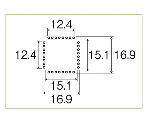 61-0484-62　［Discontinued］Replacement Nozzle HS-643, for Hot Air SMD Removing Machine　HS-643