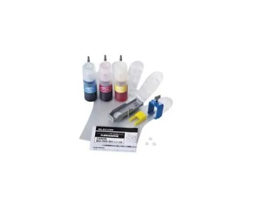 61-3663-03　［Discontinued］Refilling Ink Canon BCI-351 Correspondence 3 Colors Set Cyan, Magenta, Yellow 5 Times　THC-351CSET5