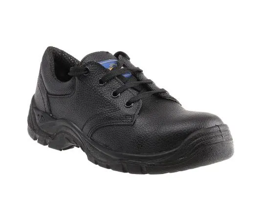 63-7985-98　RS PRO Black Steel Toe Men Safety Shoes, UK 8, US 9　790-4013