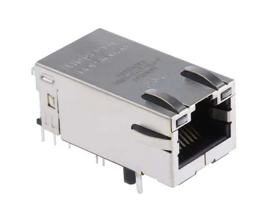 63-7787-69　Bel-Stewart MagJack Series, Female RJ45 Modular Jack　0826-1X1T-GJ-F