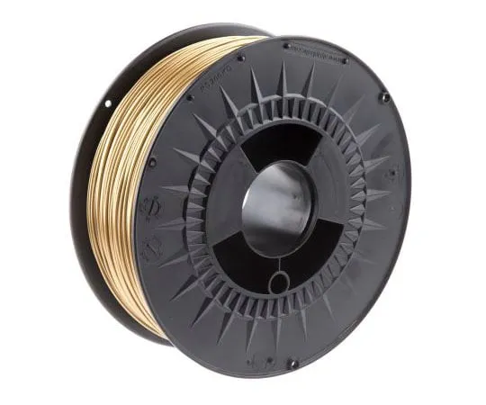 63-8035-74　RS PRO 1.75mm Gold PLA 3D Printer Filament, 1kg　832-0242