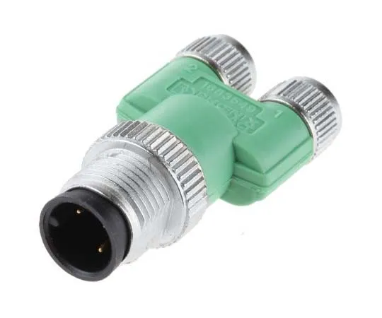 63-7759-33　Phoenix Contact 3 Pole M12 Plug to 6 Pole M8 Socket Adapter　1683549