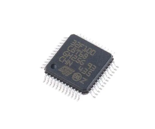 63-7760-85　STMicroelectronics STM32F100C8T6B, 32bit ARM Cortex M3 Microcontroller, 24MHz, 64 kB Flash, 48-Pin LQFP　STM32F100C8T6B