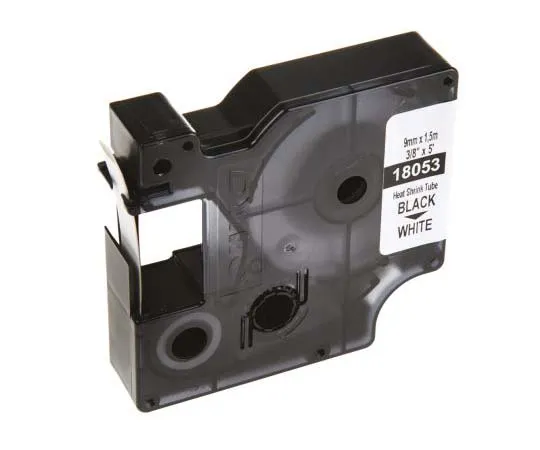 63-7774-78　Dymo White Heat Shrink Tubing 9mm Sleeve Dia. x 1.5m Length 3:1 Ratio　18053