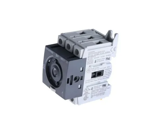 63-7970-46　3 Pole DIN Rail Non Fused Isolator Switch, NO/3NC (Auxiliary), 25 A, 11 kW @ 400 and 500 V ac, 15 kW @ 690 V ac　2200 3002