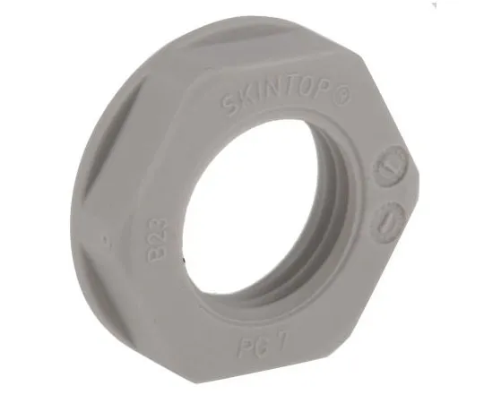 63-8022-49　Lapp Grey Polyamide Cable Gland Locknut, PG7 Thread　53019001