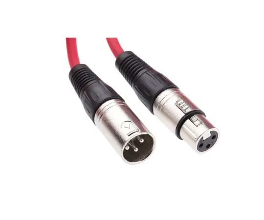 63-7788-54　RS PRO XLR Cable Assembly 20m Red Female XLR to Male XLR　742-4535