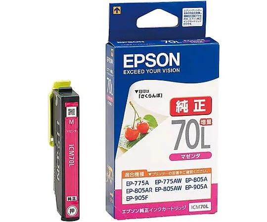 61-0513-25　［Discontinued］Epson Genuine Ink Cartridge Magenta　ICM70L