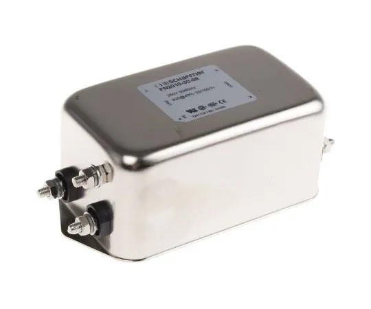 63-7965-99　Schaffner FN2010 Series 30A 250 V ac 0 → 400Hz Chassis Mount EMI Filter, with Stud Terminals　FN2010-30-08