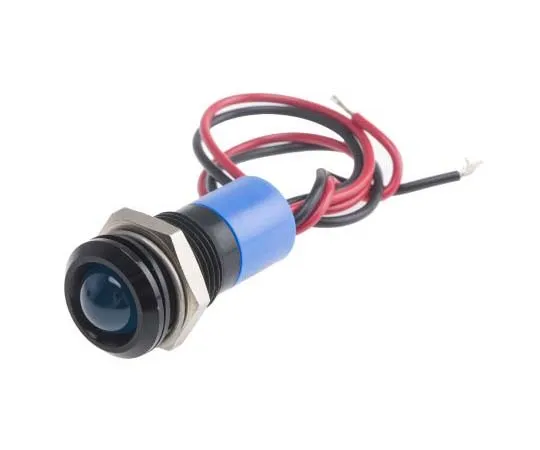 63-7760-40　RS PRO Blue Indicator, 24 V dc, 14mm Mounting Hole Size, Lead Wires Termination, IP67　722-7454