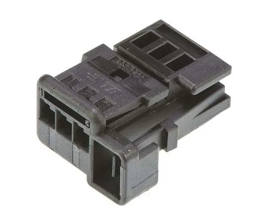 63-7752-81　TE Connectivity Micro Quadlock System Series, 1 Row 3 Way Cable Mount Socket Housing　953697-1