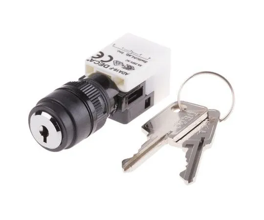 63-8025-73　RS PRO, 2 Position NO/NC Key Switch　820-0488