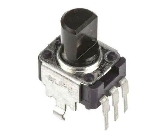 63-7768-43　Alps Electric Rotary Potentiometer with a 6 mm Dia. Shaft, 10kΩ, ±20%, 0.05W, Linear RK09K1130A6S　RK09K1130A6S
