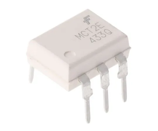 63-8007-46　ON Semiconductor, MCT2EM DC Input Transistor Output Optocoupler, Through Hole, 6-Pin MDIP　MCT2EM