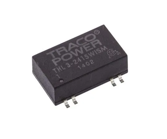 63-7772-99　TRACOPOWER THL 3WISM 3W Isolated DC-DC Converter Surface Mount, Voltage in 9 → 36 V dc, Voltage out 24V dc　THL 3-2415WISM