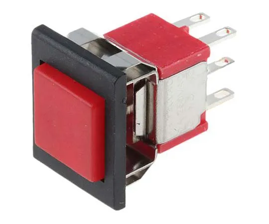 63-7775-51　RS PRO Double Pole Double Throw (DPDT) Momentary Push Button Switch, 12.7 x 15.7mm, Panel Mount, 32/50/125V ac　734-6772