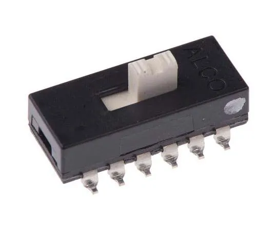 63-7751-10　Surface Mount Slide Switch 4PDT 300 mA @ 115 V ac Slide　1-1825010-8