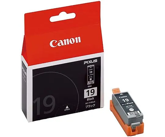 61-0515-17　［Discontinued］Canon Genuine Ink Cartridge BCI-19BK (Black)　1506B001