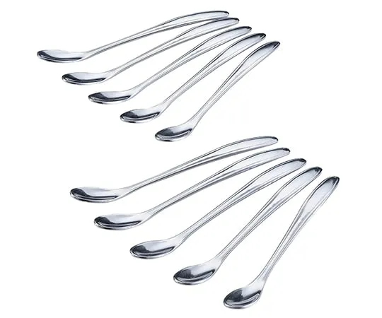 3-8934-01　［Discontinued］Mini Spoon Shallow Type 78mm 10 Pieces