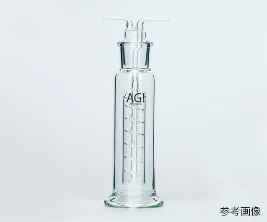 64-0911-66　［Discontinued］Transparent Common Mating Gas-Washing Bottle Ichinose Type 250 mL　4112-250