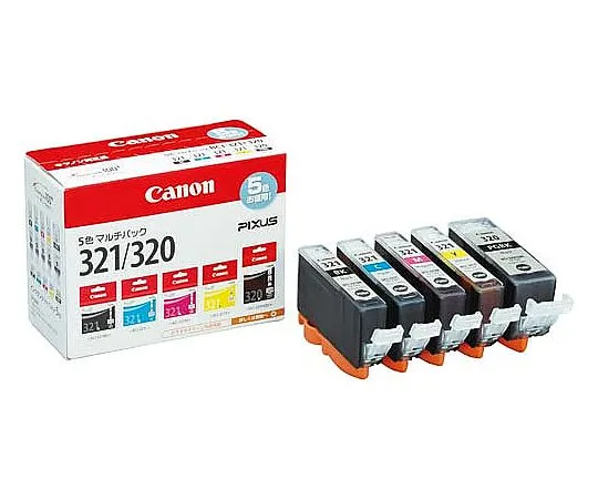 61-0515-32　［Discontinued］Canon Genuine Ink Cartridge BCI-321+320/5mP 5 Colors Pack　3333B001