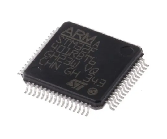 63-7990-49　STMicroelectronics STM32F401RBT6, 32bit ARM Cortex M4 Microcontroller, 84MHz, 128 kB Flash, 64-Pin LQFP　STM32F401RBT6