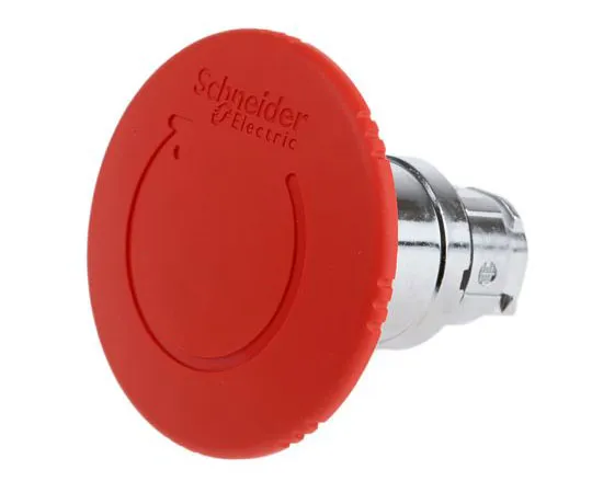 63-7993-40　Schneider Electric Harmony, Red, Twist to Reset 60mm Round Head Emergency Button　ZB4BS864