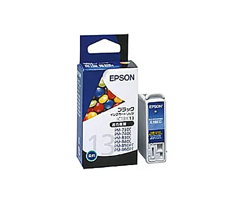 61-0511-50　［Discontinued］Epson Genuine Ink Cartridge (Black)　IC1BK13