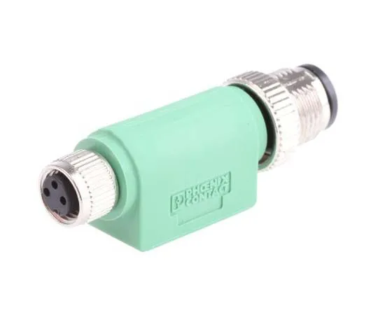 63-7759-37　Phoenix Contact 3 Pole M12 Plug to 3 Pole M8 Socket Adapter　1519752