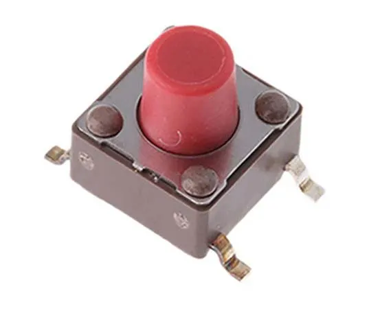 63-7820-05　Red Stem Tactile Switch, Single Pole Single Throw (SPST) 50 mA @ 12 V dc 7mm　DTSM63RV