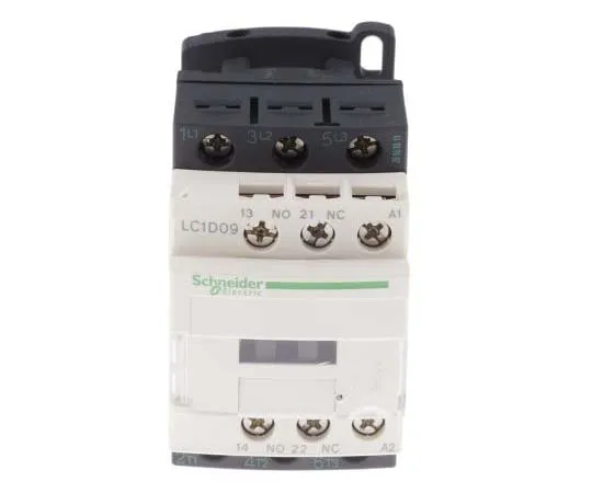 63-7791-12　Schneider Electric 3 Pole Contactor, 9 A, 440 V ac Coil, TeSys D, 3NO　LC1D09R7