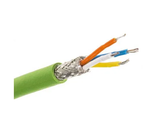 63-7808-19　Siemens Green PVC Cat5 Cable SF/UTP, 20m Unterminated/Unterminated　6XV1870-2B