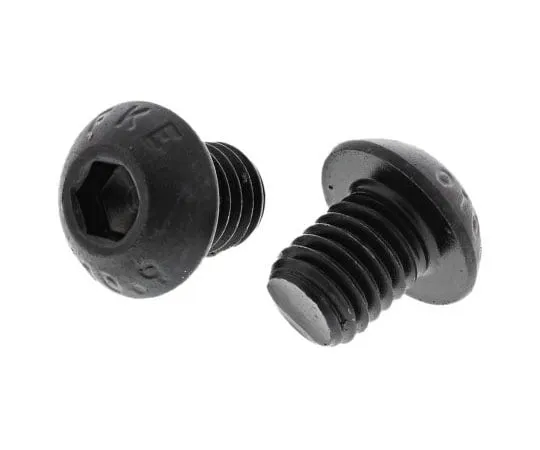 63-8028-13　RS Pro M8 x 10mm Hex Socket Button Screw Black, Self-Colour Steel　822-9139