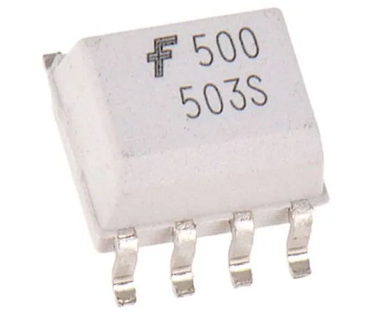 63-8046-19　ON Semiconductor, HCPL0500 DC Input Transistor Output Optocoupler, Surface Mount, 8-Pin SOIC　HCPL0500