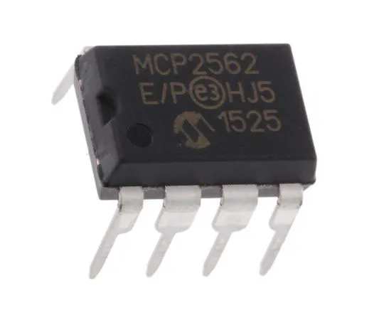 63-7999-27　Microchip MCP2562-E/P, CAN Transceiver 1Mbps 1-Channel IEC 61000-4-2, 8-Pin PDIP　MCP2562-E/P