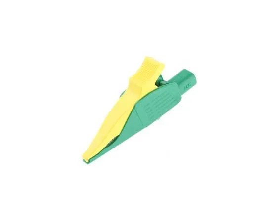 63-7765-96　Multi Contact Dolphin Clip, Brass Contact, 32A, Green, Yellow　66.9575-20
