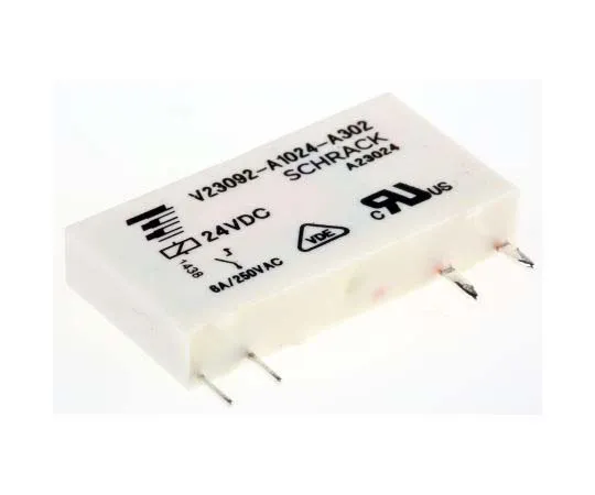 63-7807-30　TE ConnectivitySNR SPNO Non-Latching Relay PCB Mount, 24V dc Coil, 6A　V23092-A1024-A302 2-1393236-5