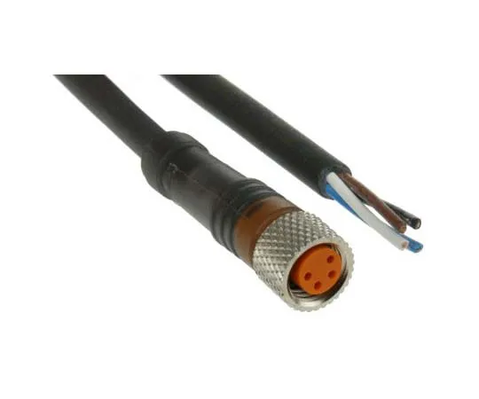 63-7762-59　Lumberg Automation M8 4-Pin Female Connecting Cable for use with Sensors and Actuators　28383 RKMV 4-225/2 M