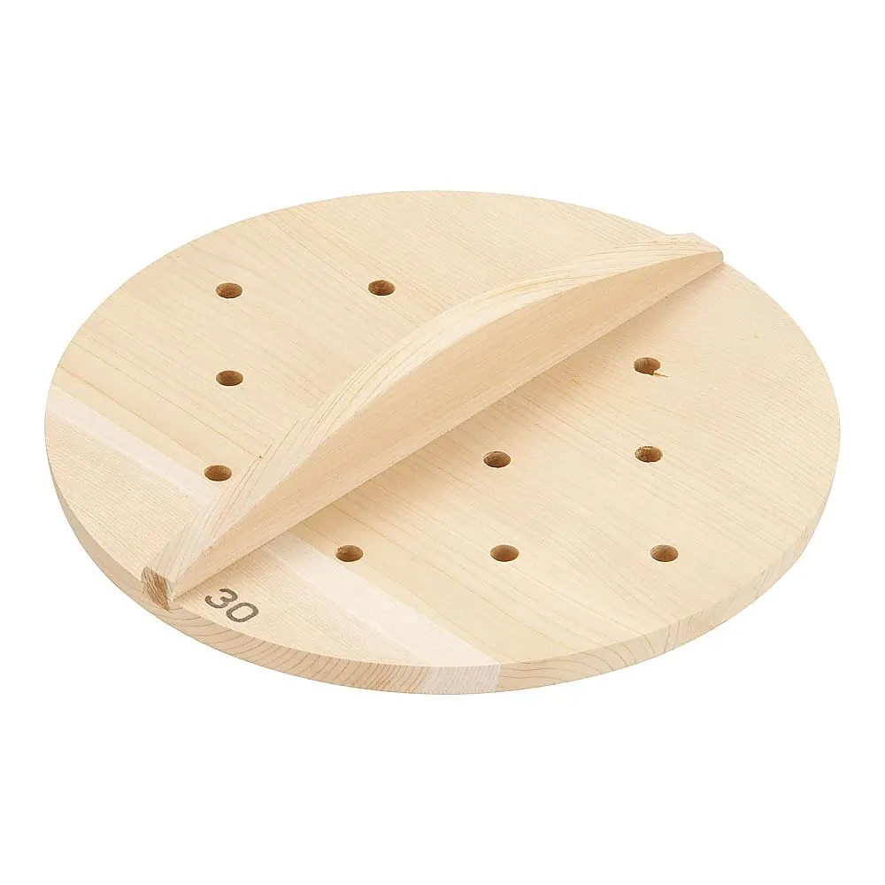 62-6342-40　SA Thick Sawara Hole Makeki Lid 30 cm